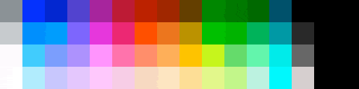 nes color palette